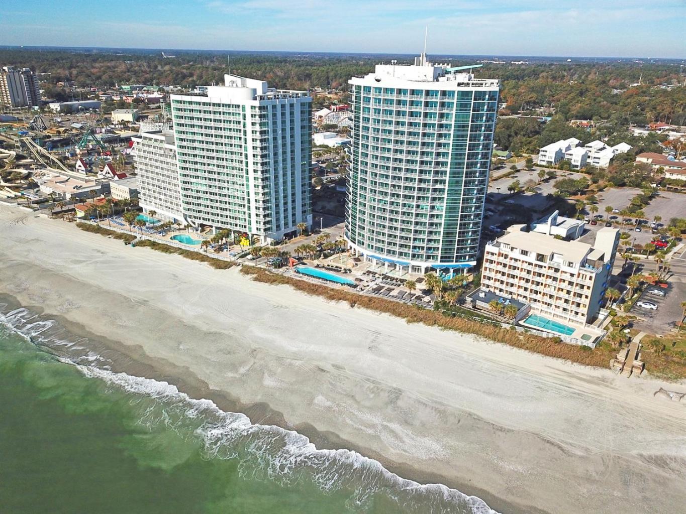 New Modern, Direct Oceanfront, Boardwalk, Views! Apartment Myrtle Beach Exterior photo